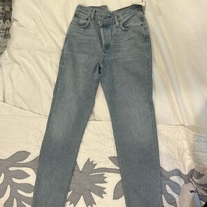 AGOLDE Criss Cross Straight Jeans